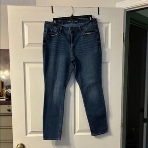 Old Navy Dark Blue Straight Leg Jeans